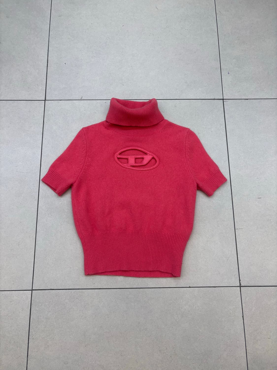 디젤 M 아가렛 로고 니트 상품이미지2