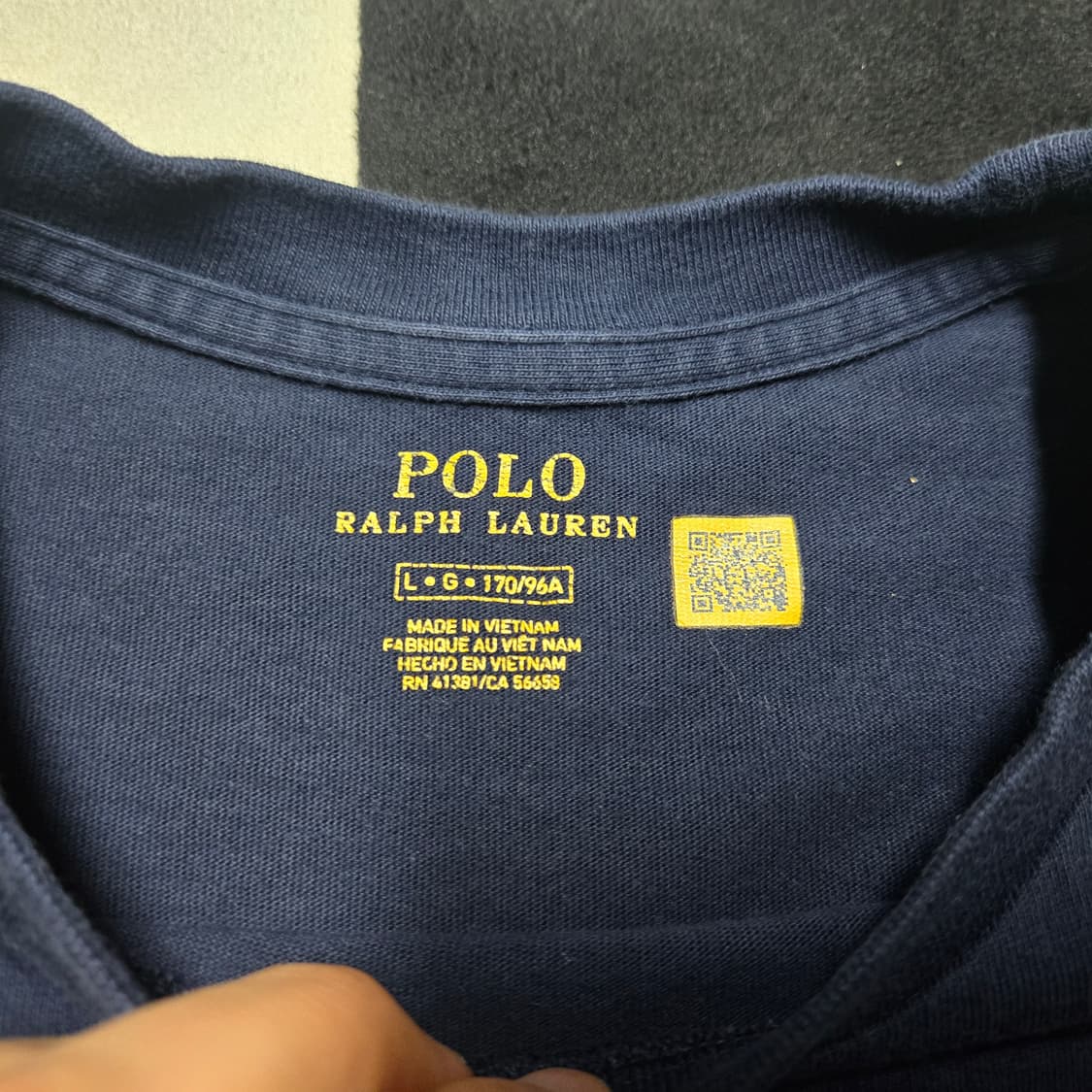 L 폴로랄프로렌 면 원피스 네이비 상품이미지3