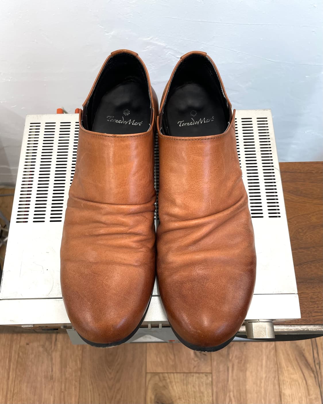 [260] 토네이도마트 드레이핑 레더 슈즈 상품이미지2