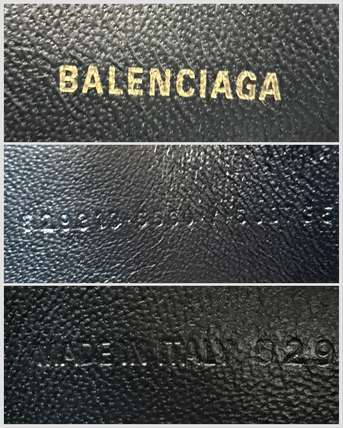 발렌시아가 에브리데이 로고 프린트 레더 클러치 L 상품이미지7