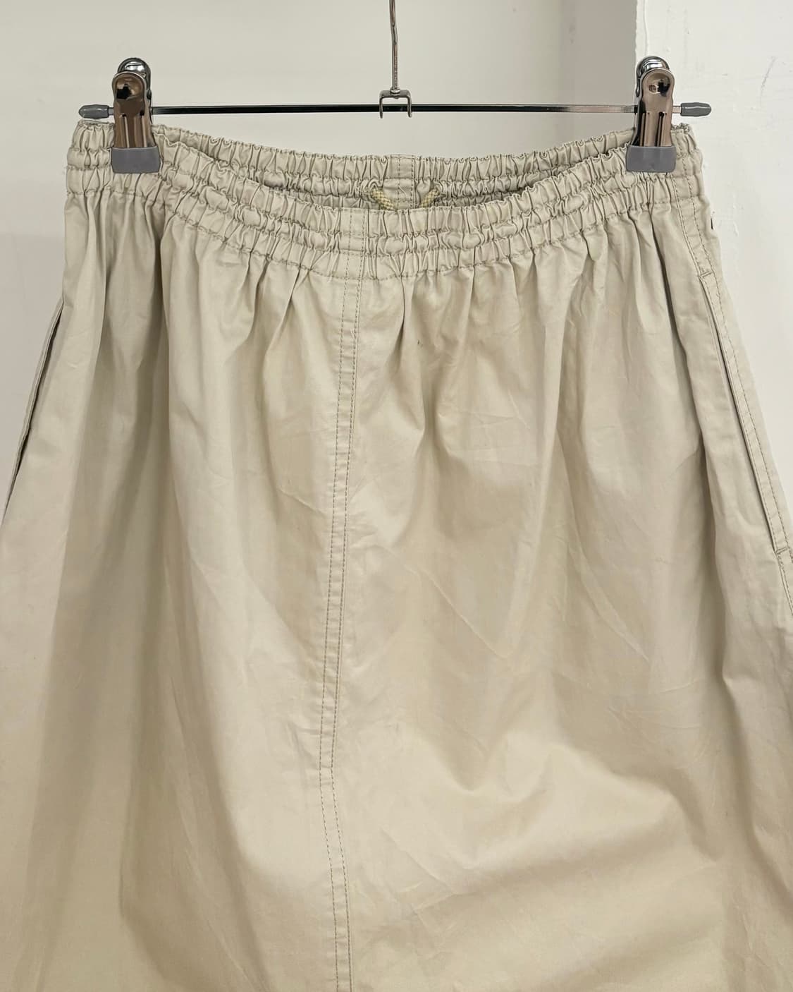 하이 스포팅 기어 베이지 A라인 스커트 상품이미지5