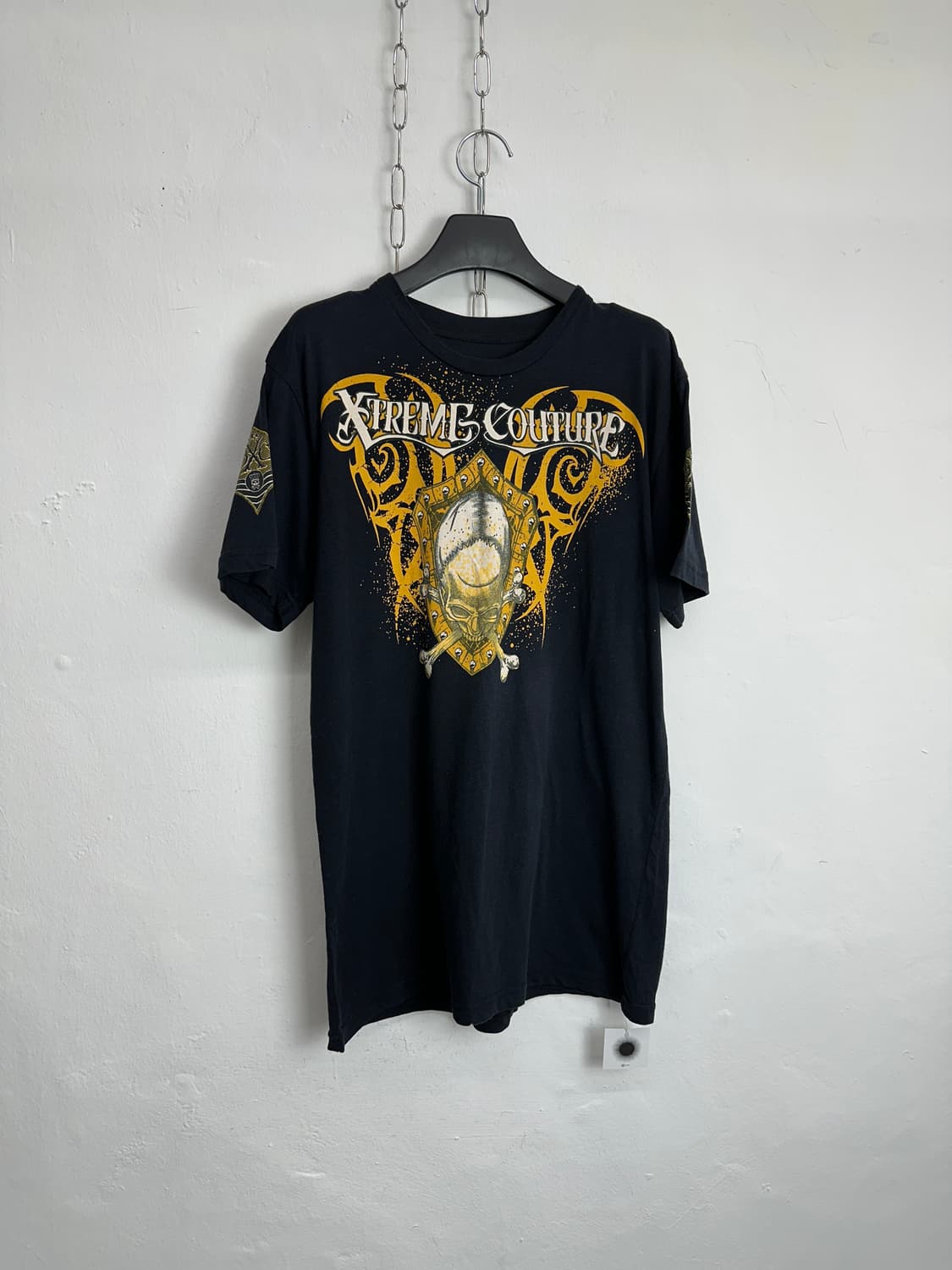 Gothic Skull Tribal Graphic T-shirt 상품이미지2