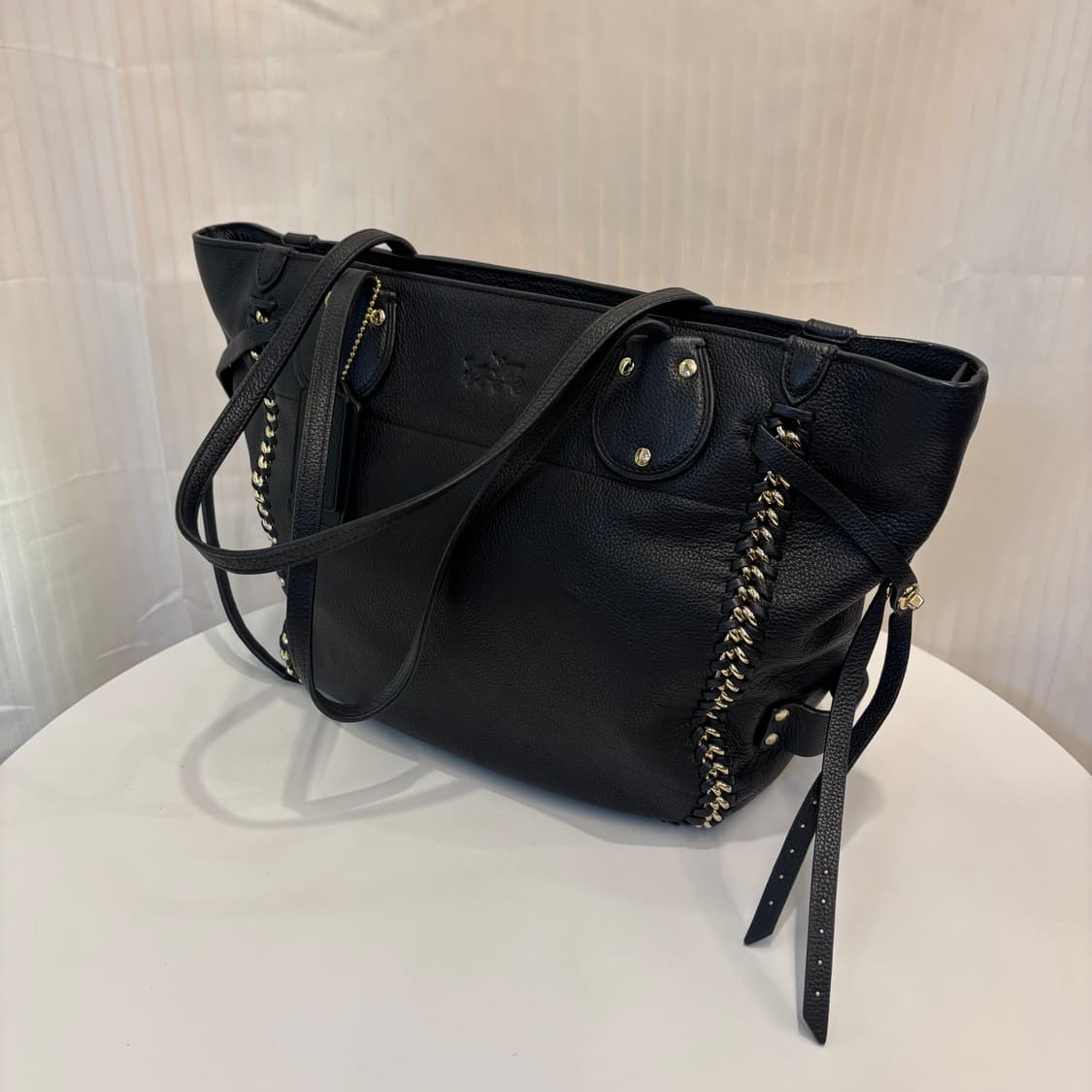 정품 코치 체인 태비 숄더백     상품이미지3