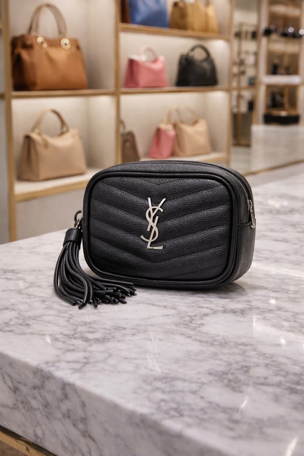 [S급] 생로랑 베이비 루 레더 벨트백 판매합니다!!! 상품이미지1