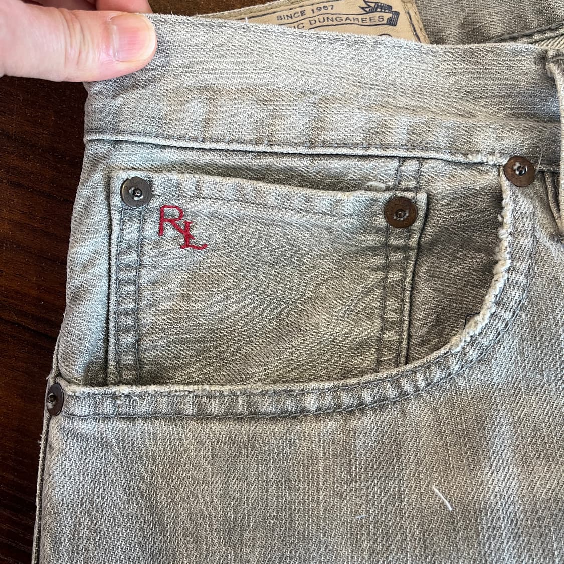 Polo 애쉬그레이 데님팬츠 상품이미지4