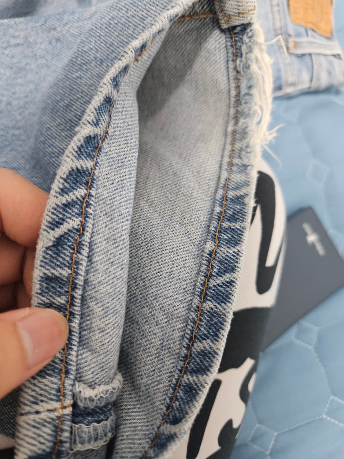 90s USA levi's 501 스트레이트 데님팬츠 30사이즈. 상품이미지3