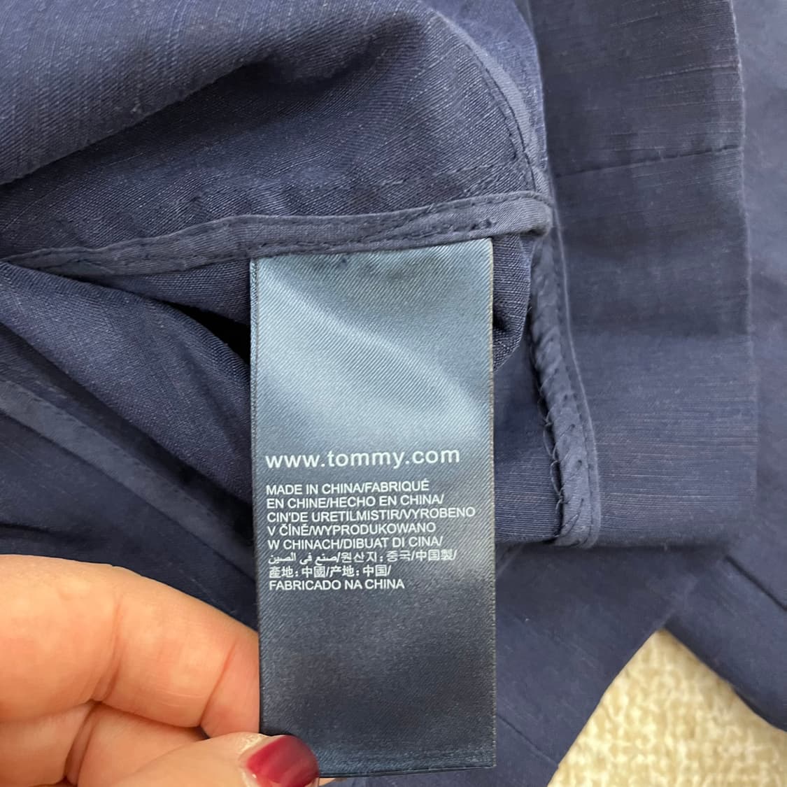 [4] 타미힐피거 여성 캐주얼 네이비 블레이져 자켓 0105M1 상품이미지4