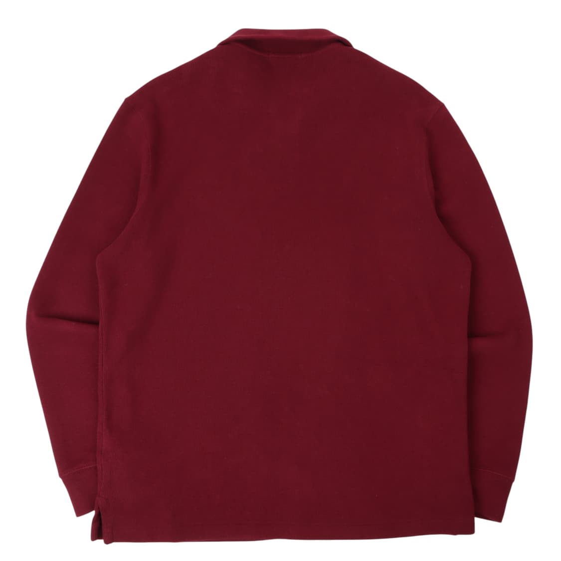 폴로 랄프로렌 버건디 하프 집 니트 상품이미지5