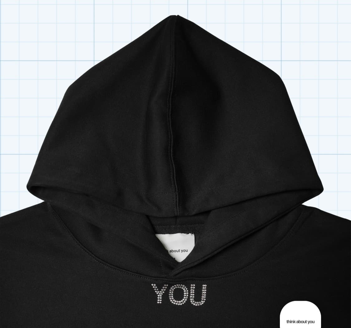 YOU hoodie 상품이미지2
