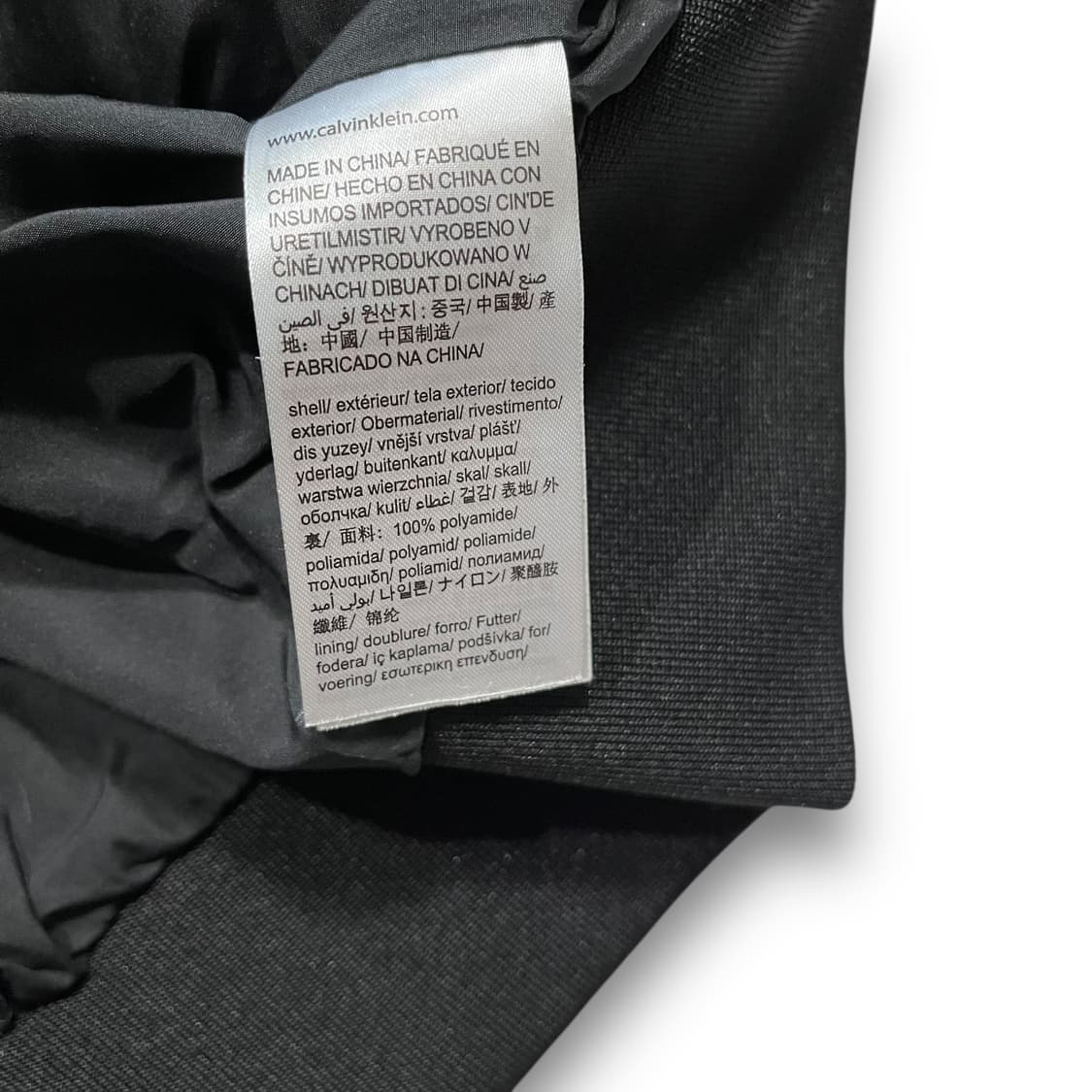 캘빈 클라인 딥 다크 글로시 나일론 봄버자켓 상품이미지7