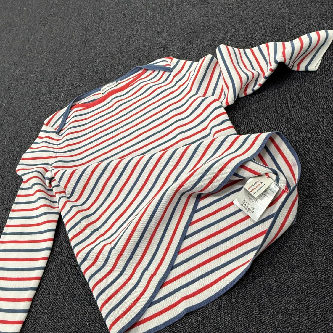 몽클레어 멀티컬러 스트라이프 니트 롱슬리브 상품이미지7