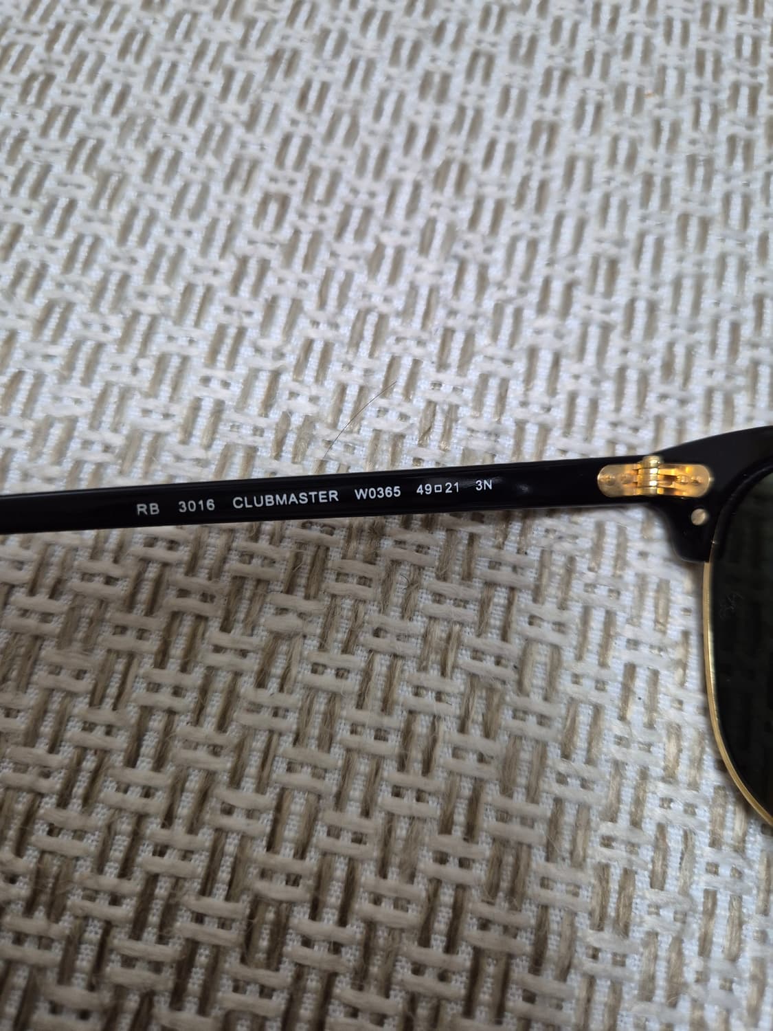 (정품) 레이벤 클럽마스터 블랙 선글라스 RB3016 (48) 레이밴 상품이미지7