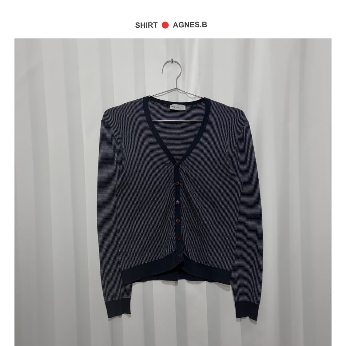 아네스 베 스트라이프 가디건 상품이미지1