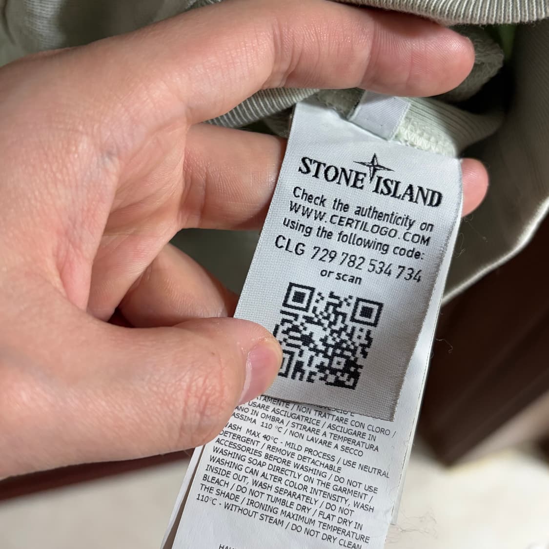 새상품(XL)스톤아일랜드 와펜 패치 후드 메론 상품이미지5