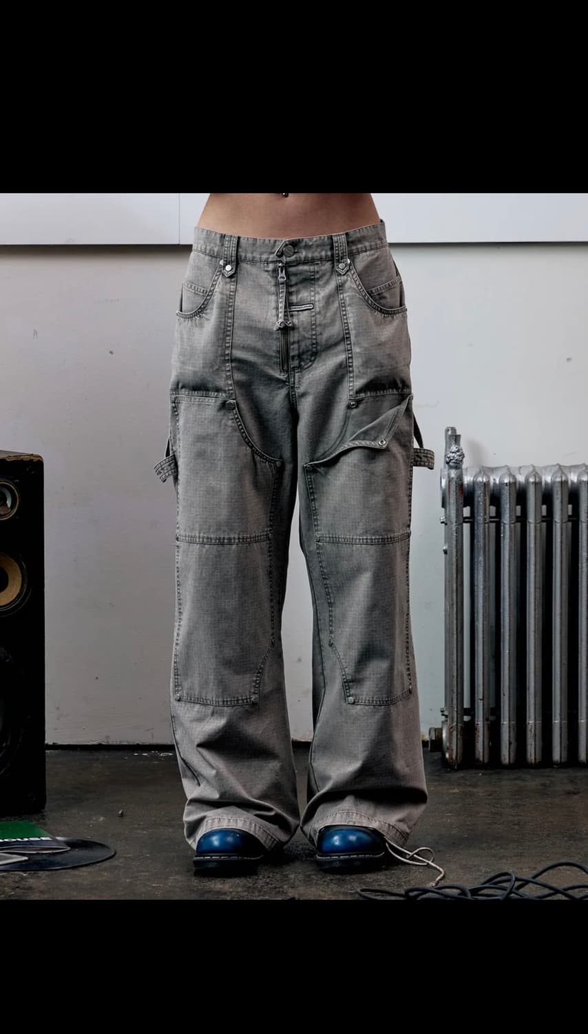 더바이닐하우스 더블니 팬츠 상품이미지2