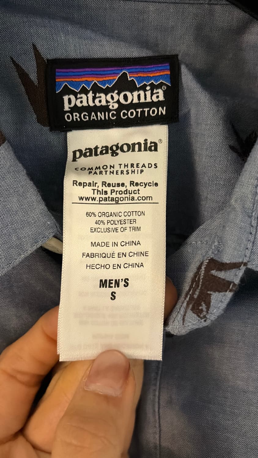 파타고니아 셔츠90-95 새상품 정품  상품이미지2