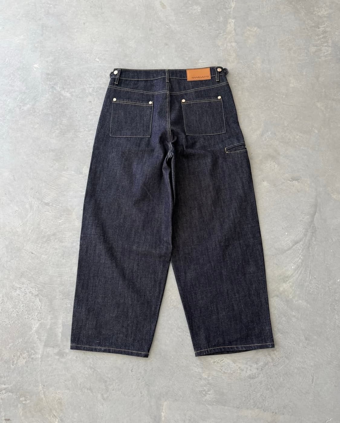 sweats collective Indigo Baggy Denim 상품이미지3