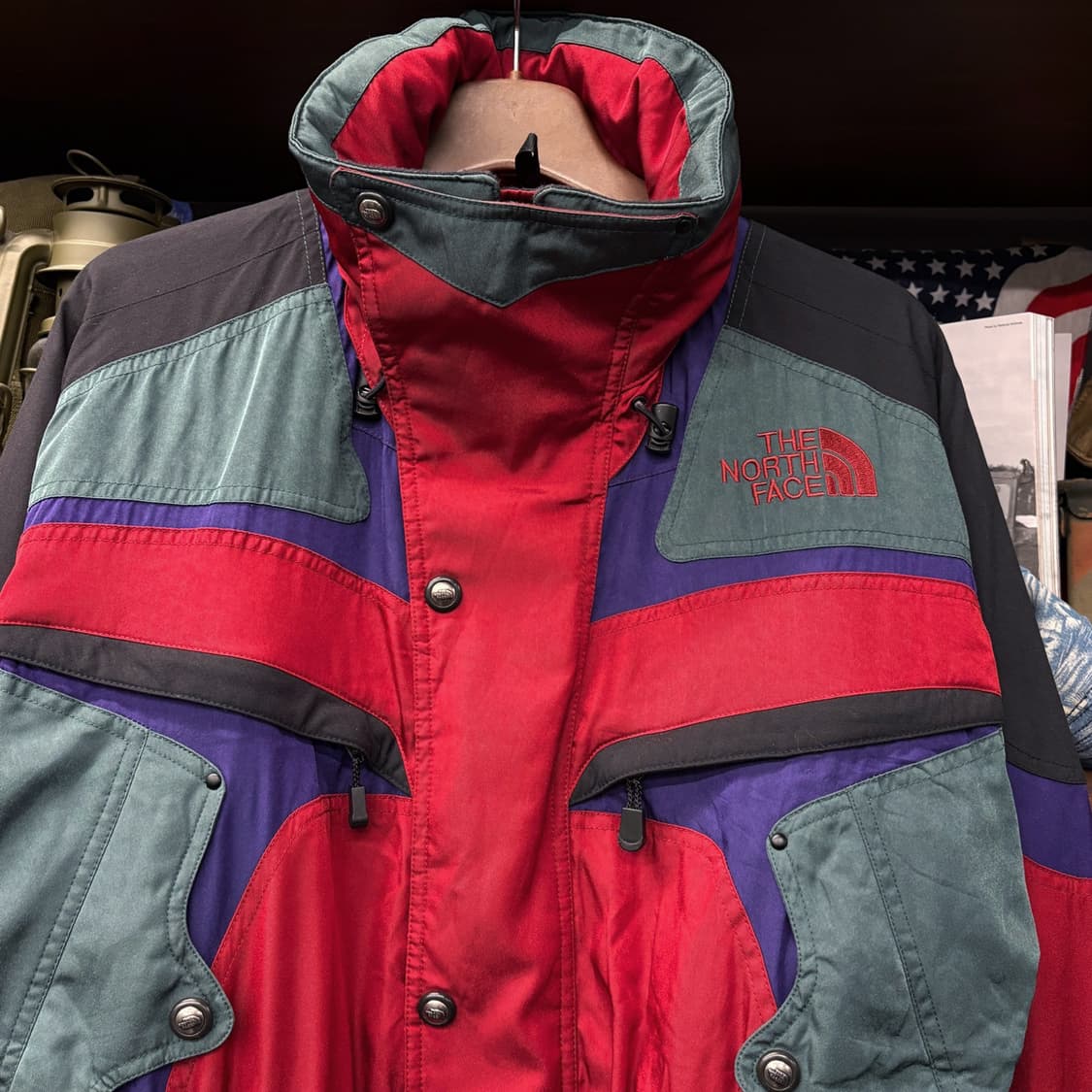 90s 노스페이스 TNFX 레트로 컬러블럭 윈터 마운틴 파카 N174 상품이미지3
