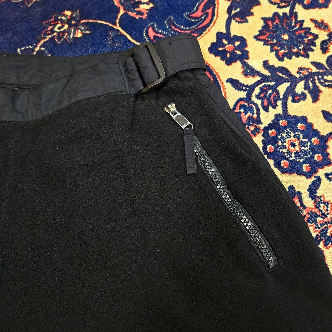 노스페이스 00's 윈드스토퍼 나일론 블럭 기모 플리츠팬츠  상품이미지4