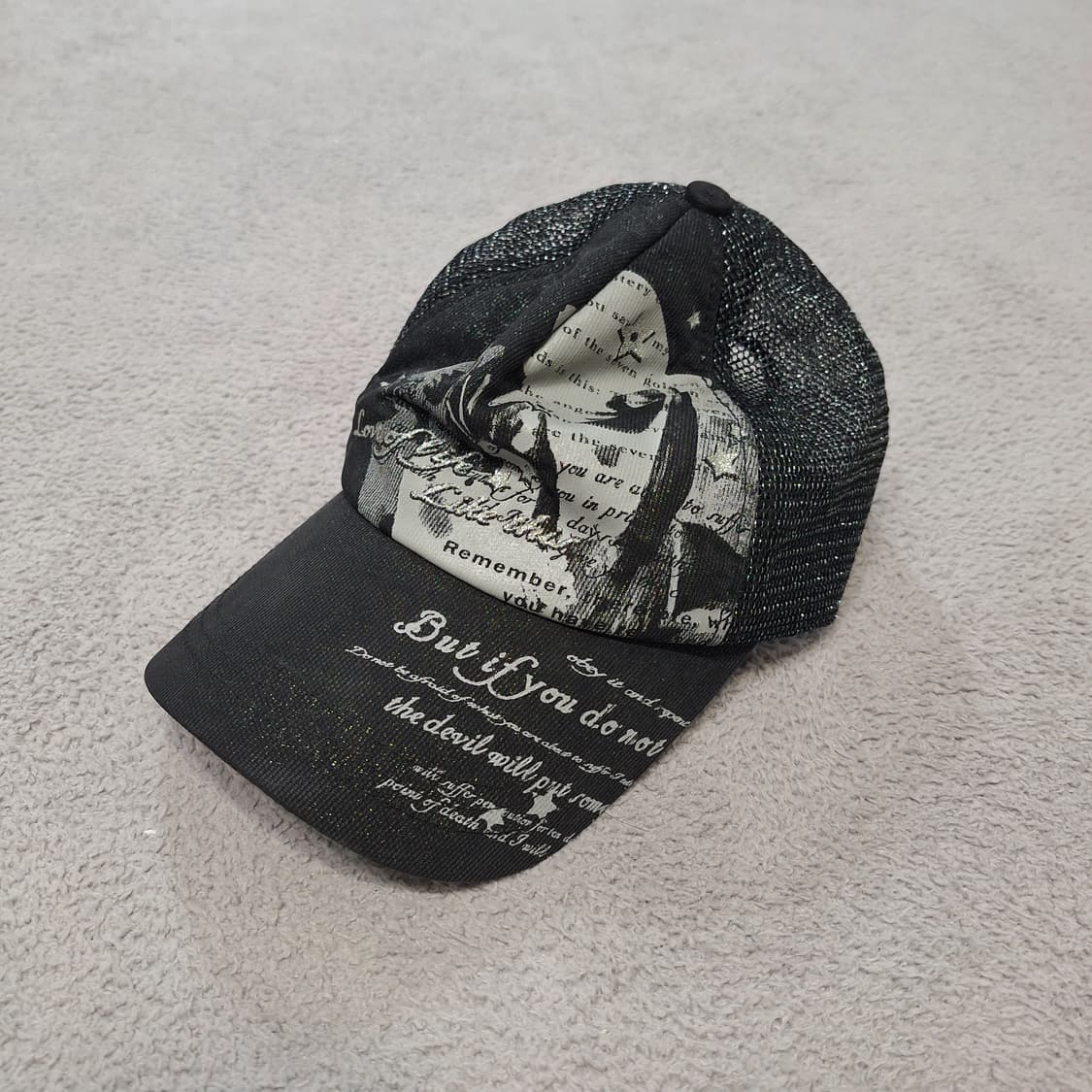 Y2k mesh cap 상품이미지1