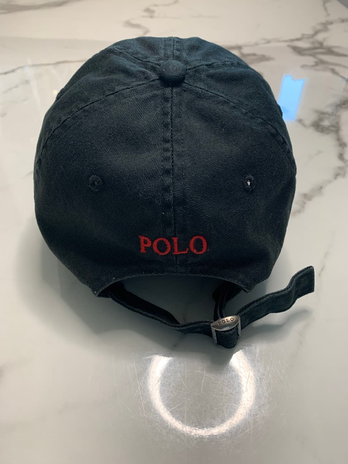 폴로 랄프로렌 블랙 볼캡 모자 상품이미지2