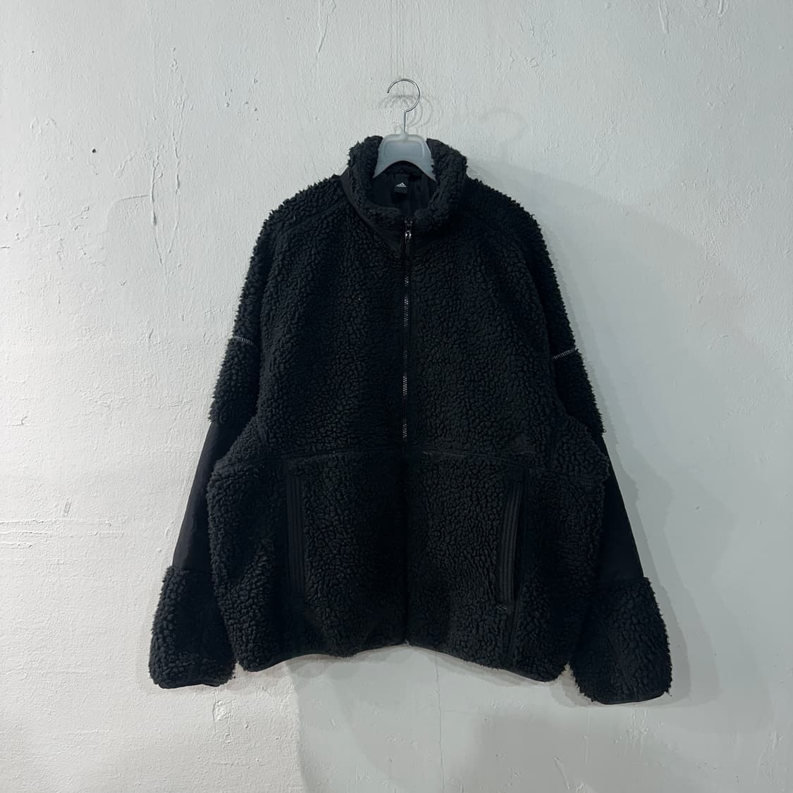 아디다스 플리스 양털 점퍼 L 상품이미지1