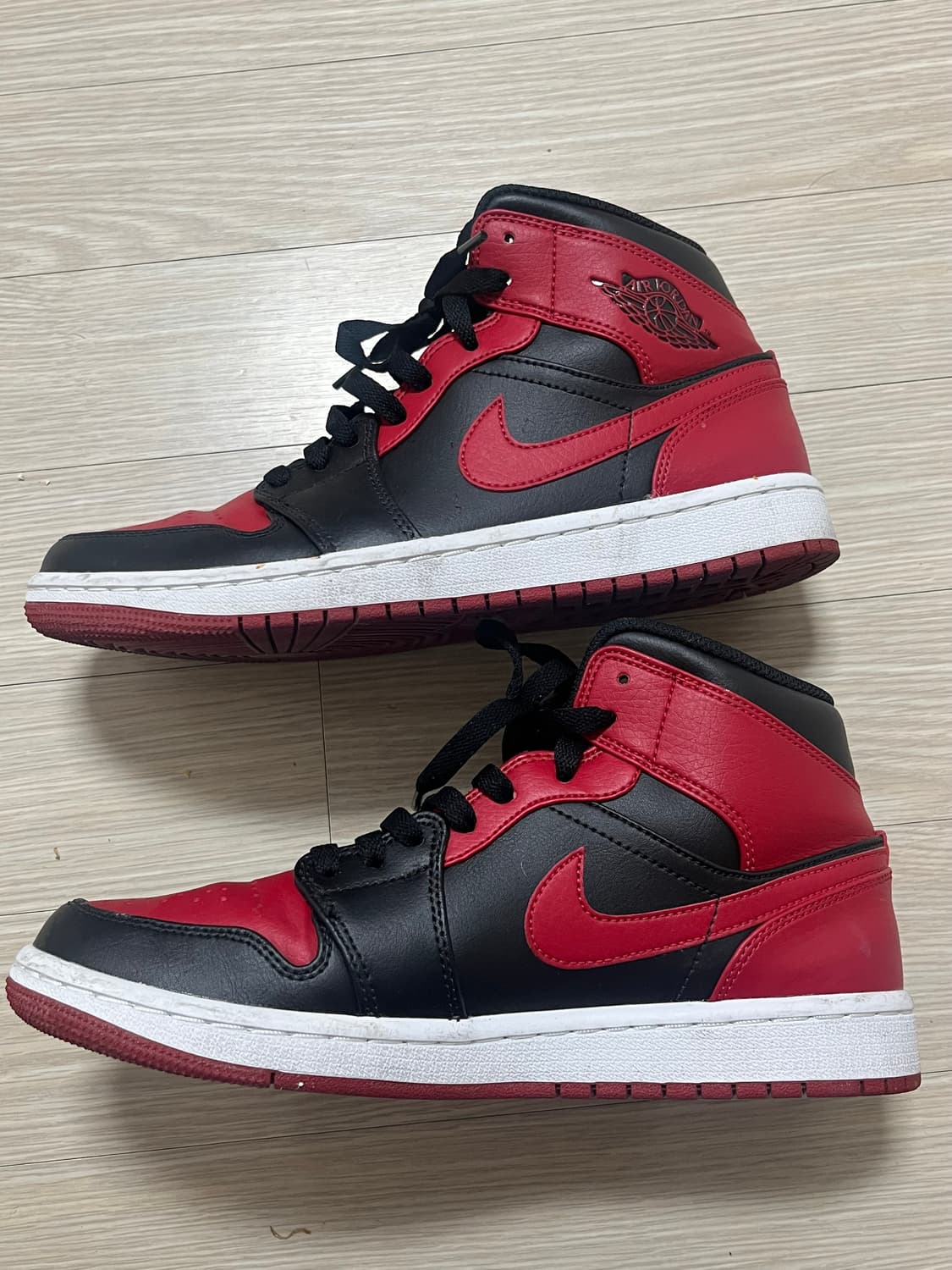 나이키 조던 1 미드 브레드 밴드 255 상품이미지3