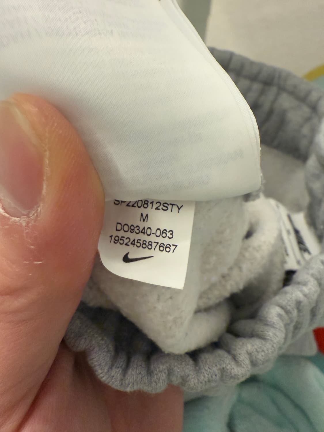 나이키 x 스투시 NRG 플리스 팬츠 다크 그레이 헤더 상품이미지7