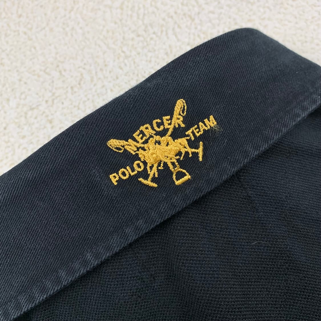 폴로 랄프로렌 머서클럽 자수로고 럭비 티셔츠 블랙 상품이미지5