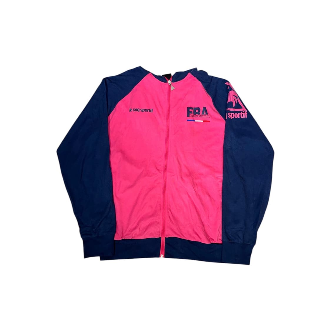 르꼬끄 핑크 네이비 후드 바람막이 자켓 L 상품이미지4