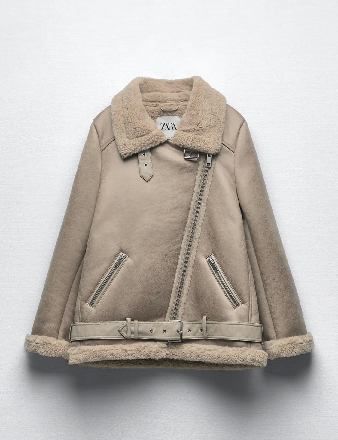 ZARA 더블 페이스드 점퍼 상품이미지1