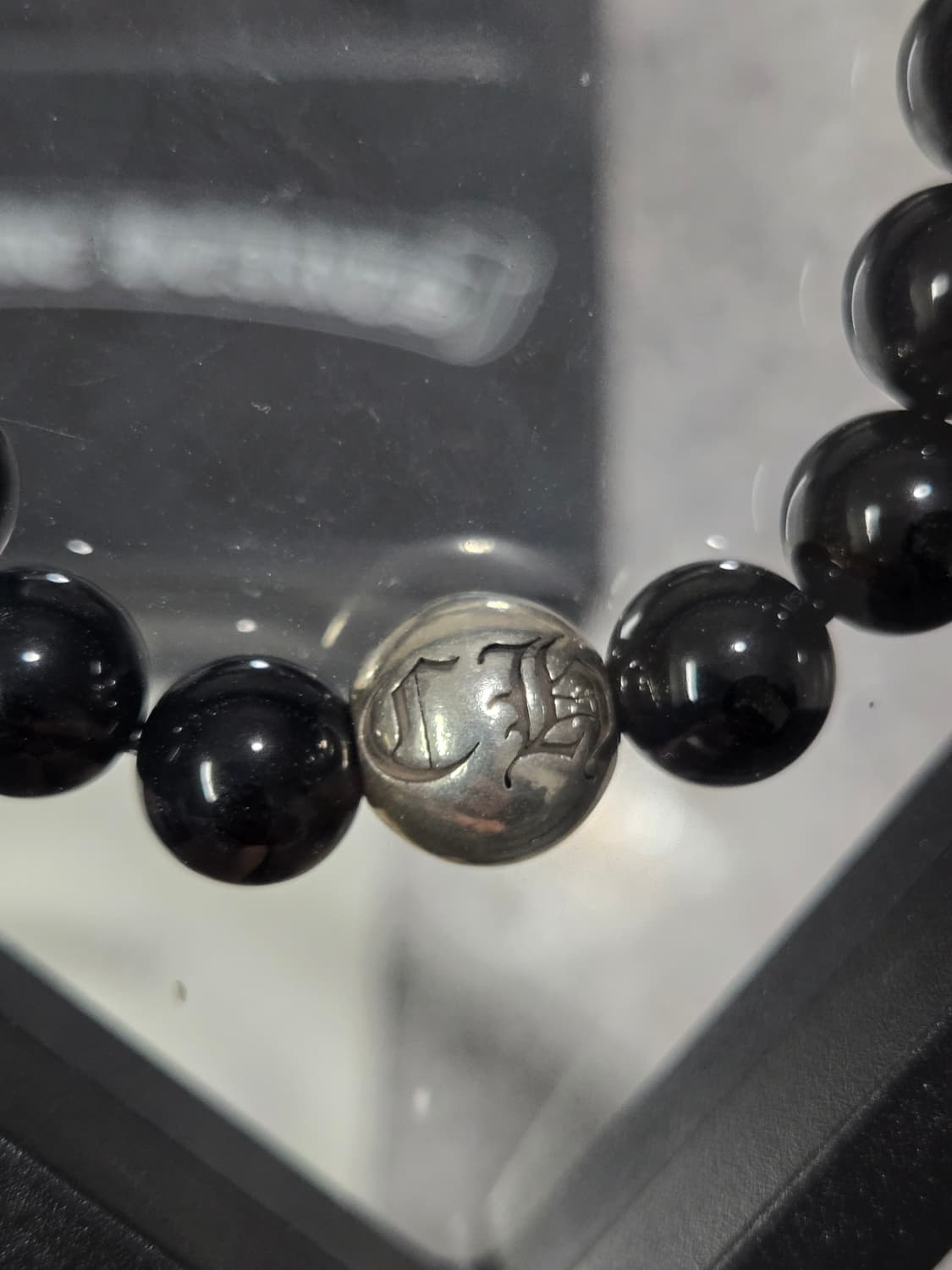 크롬하츠 비즈&터키석10mm팔찌(정품) 상품이미지3