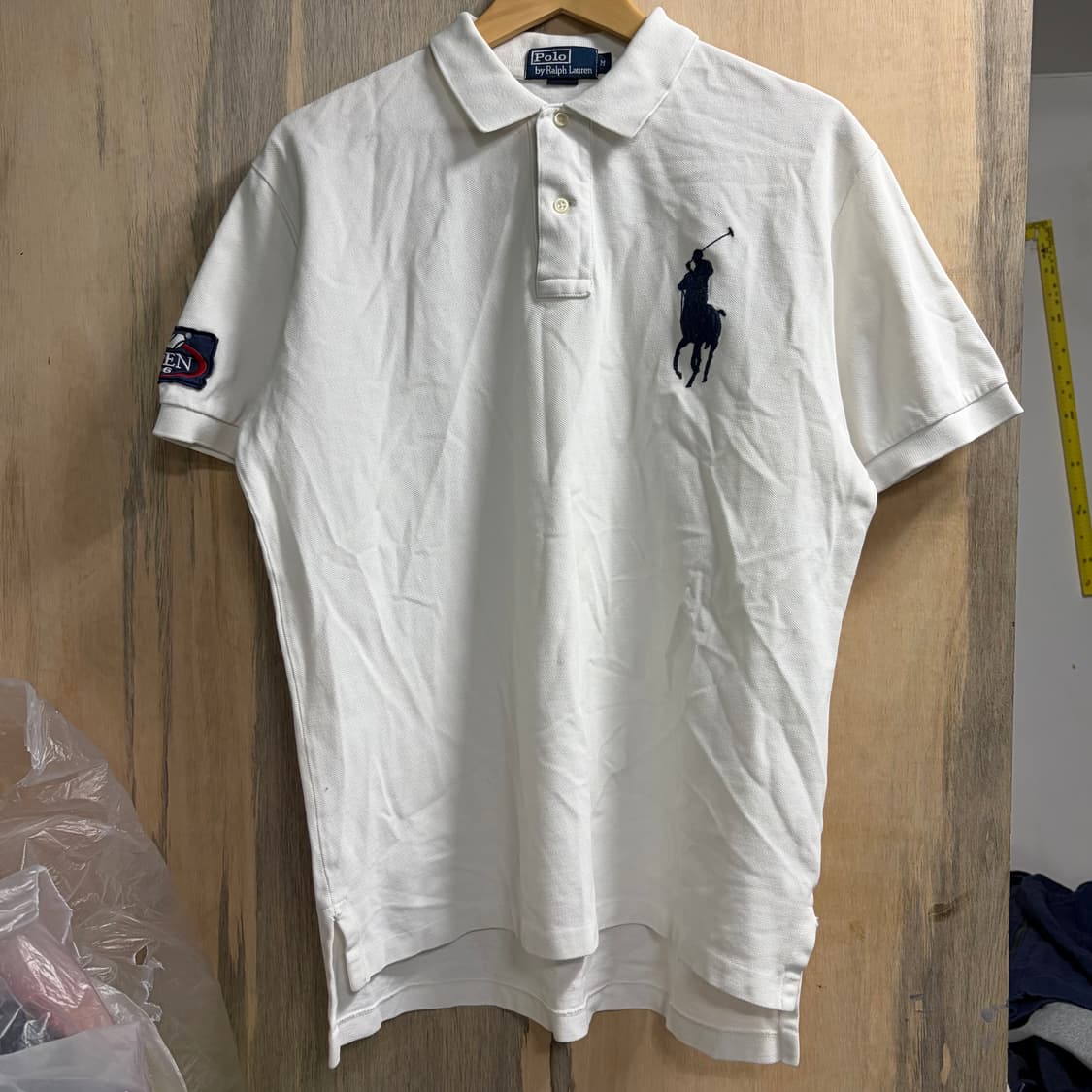 폴로 빅포니 치프키프 화이트 반팔 카라 티셔츠 M 상품이미지6