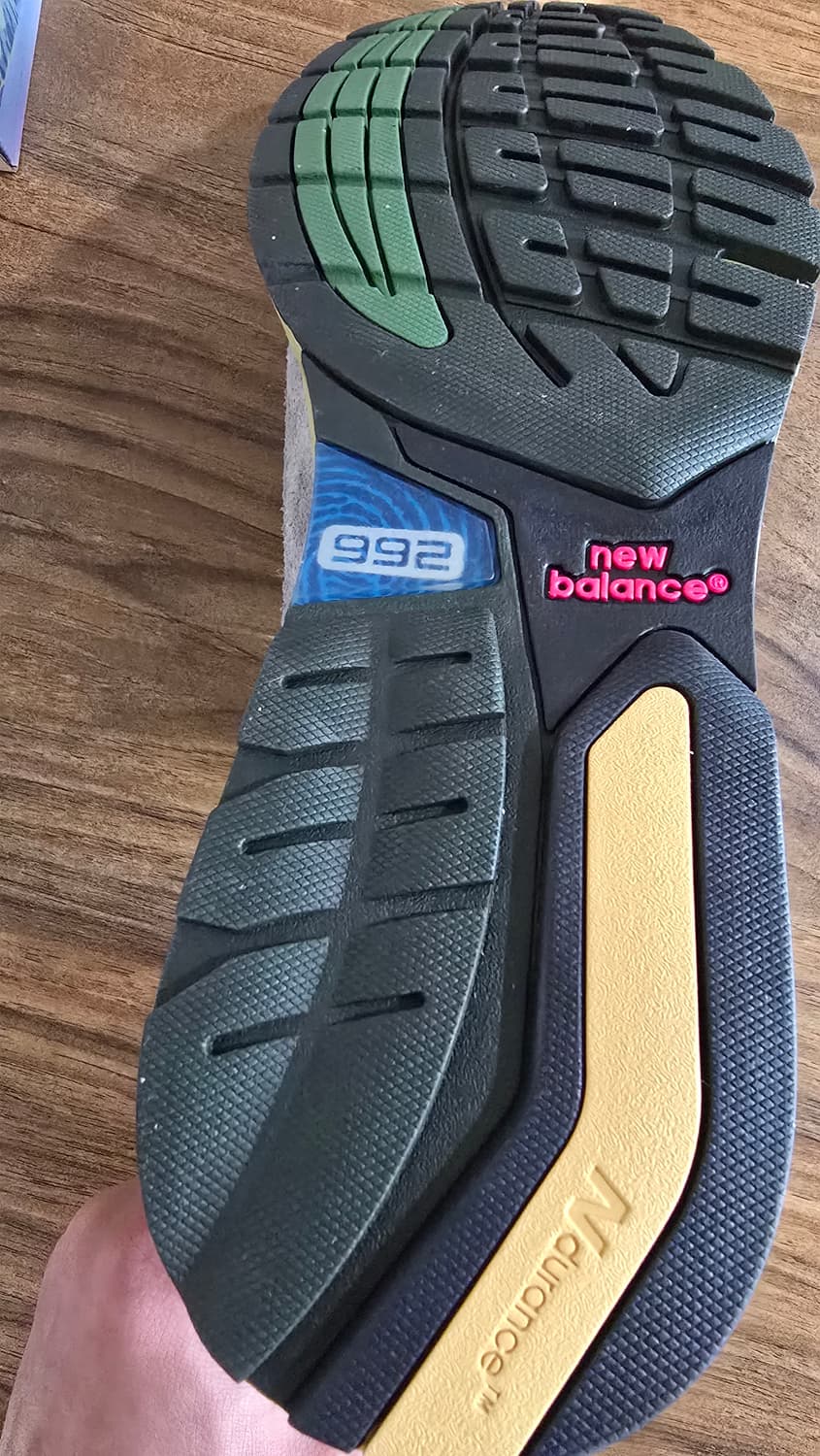 뉴발란스 x 살레헤 벰버리 992 그린 블루 - D 스탠다드 상품이미지6