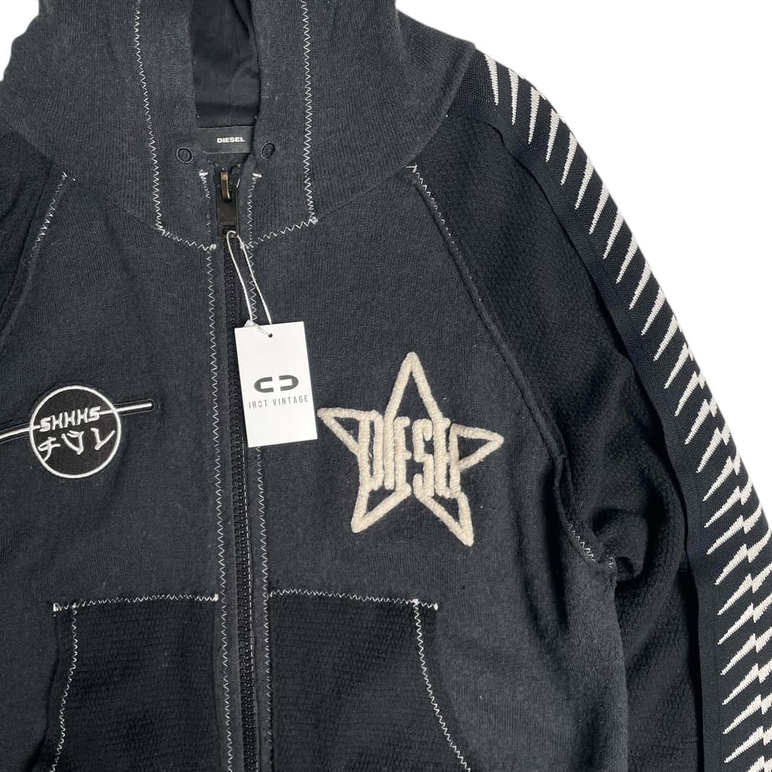 Diesel 'braves' 울 블렌드 집업 후드 상품이미지4