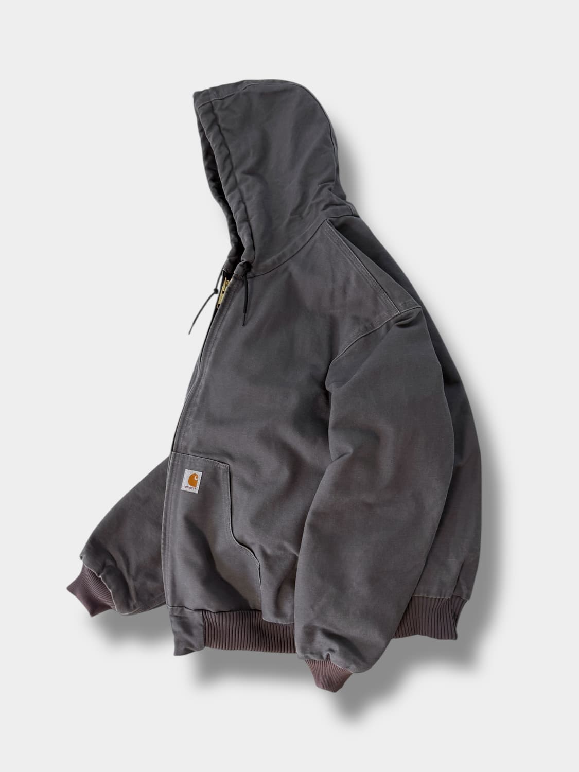 칼하트 usa 90's 오버핏 j140 스톤그레이 액티브 후드 자켓 상품이미지2