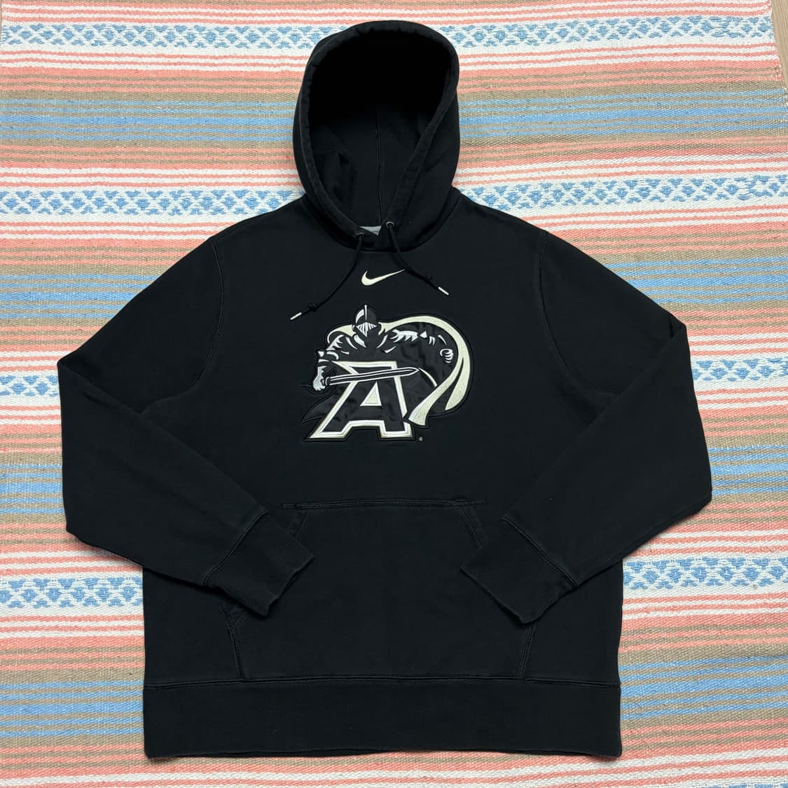 USA 빈티지 아미 블랙 나이츠 후드티 상품이미지1