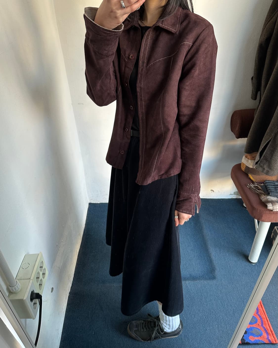 Vegan suede shirt 상품이미지8