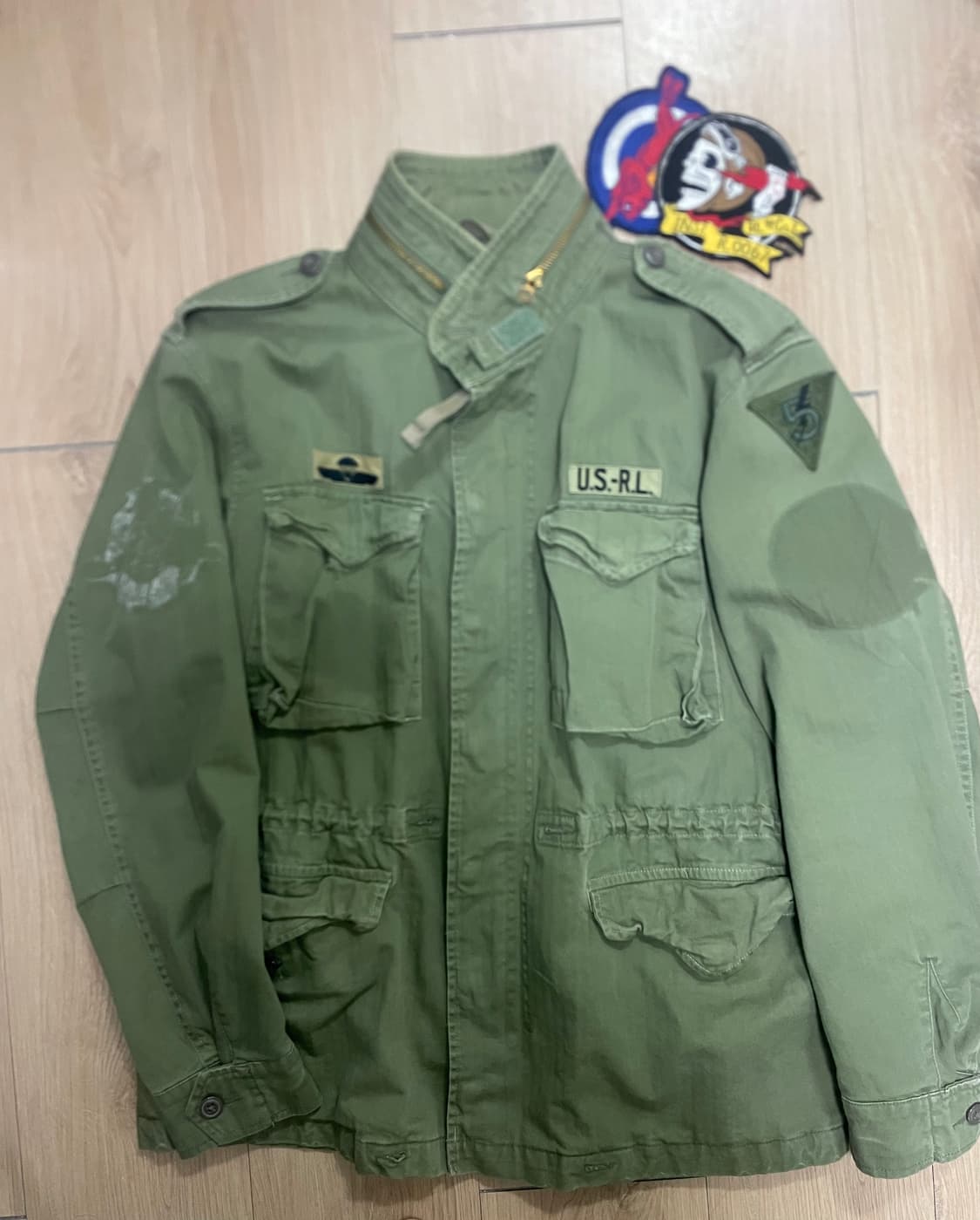 폴로 랄프로렌 M65 패치&히든 후드 필드 자켓 상품이미지1