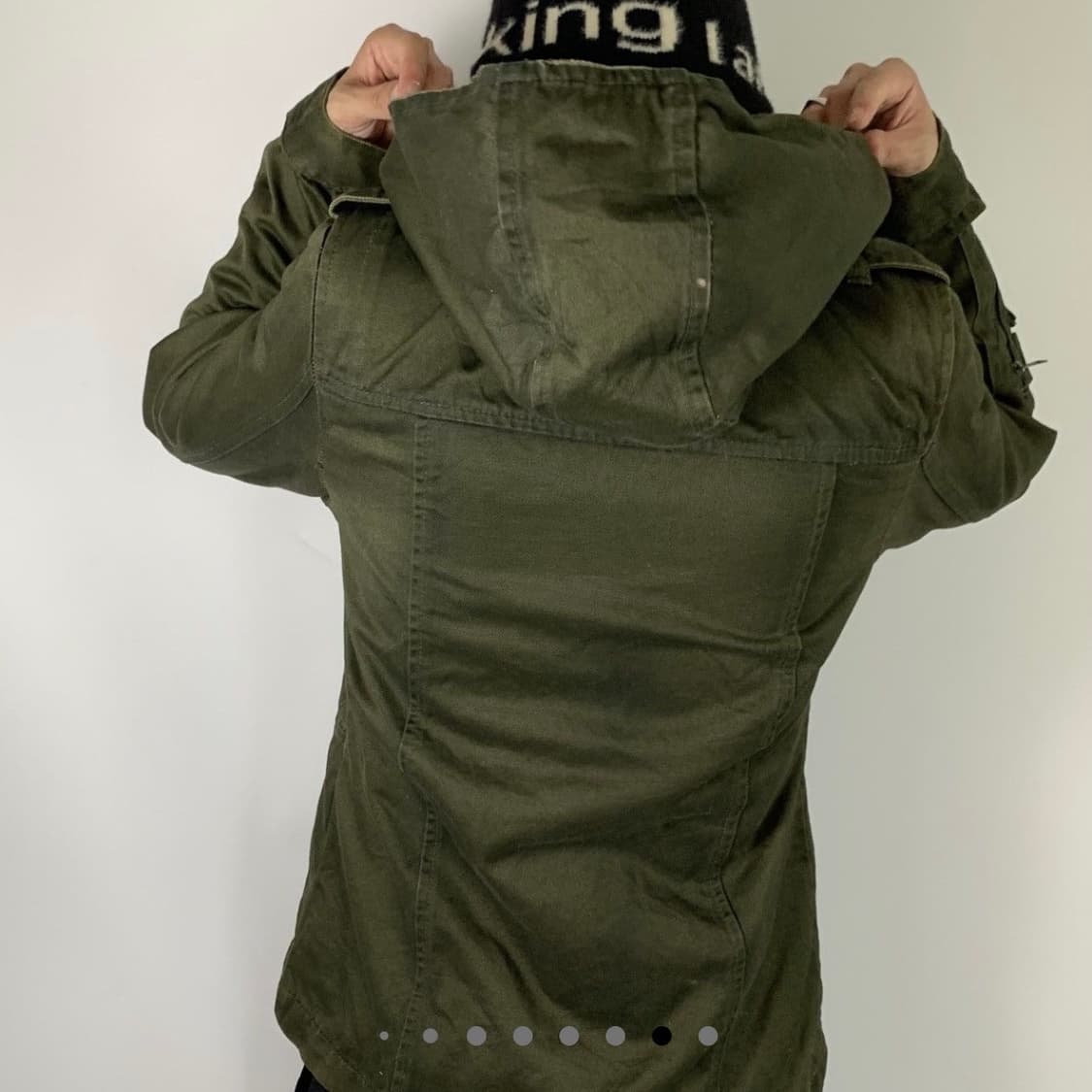 닐바렛 밀리터리 후드 자켓 상품이미지3