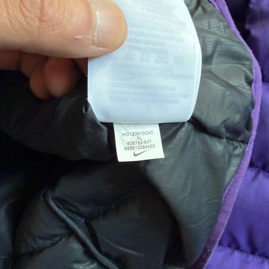 나이키 빈티지 구스다운 경량패딩 XL 상품이미지8