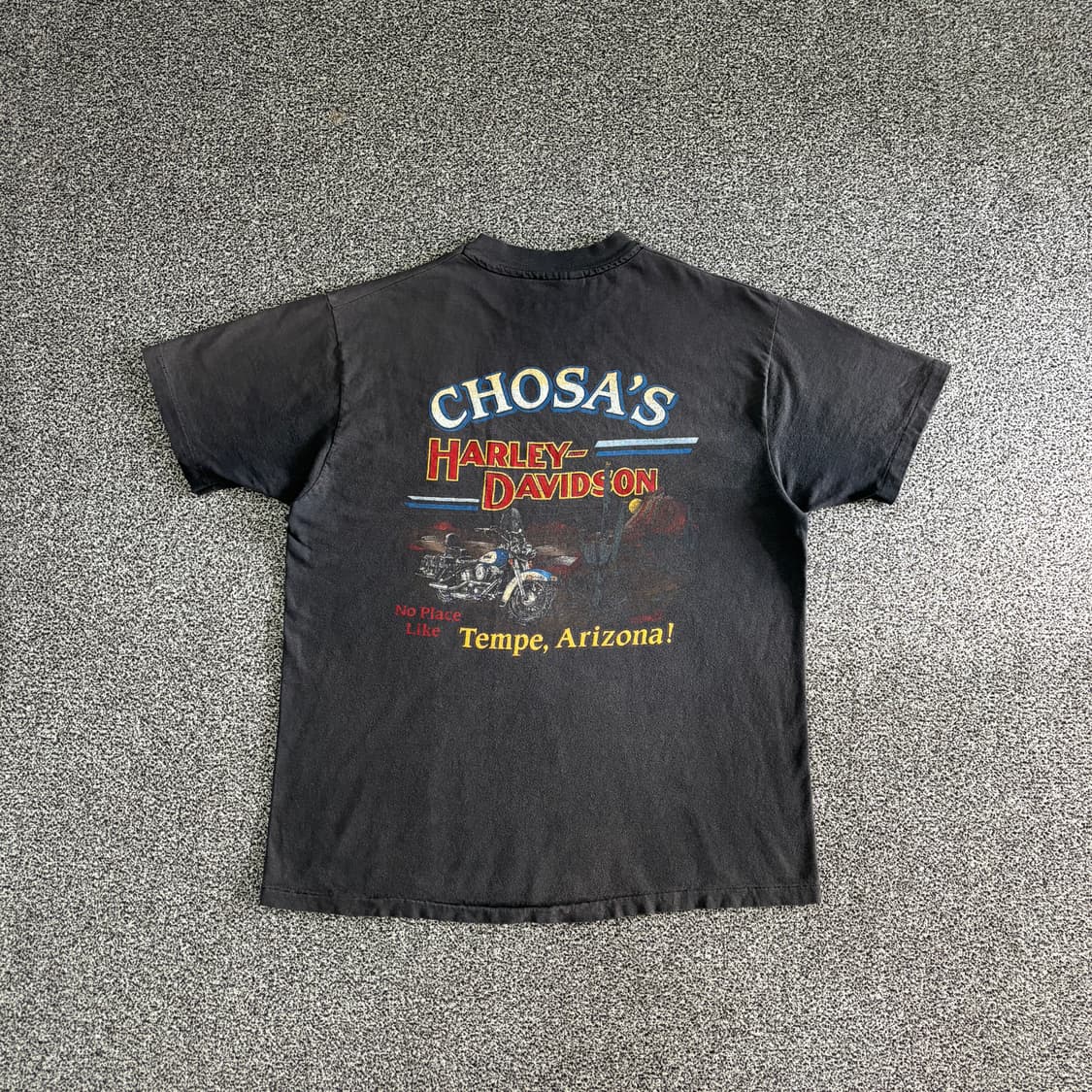 80s 빈티지 할리데이비슨 반팔 티셔츠 상품이미지2
