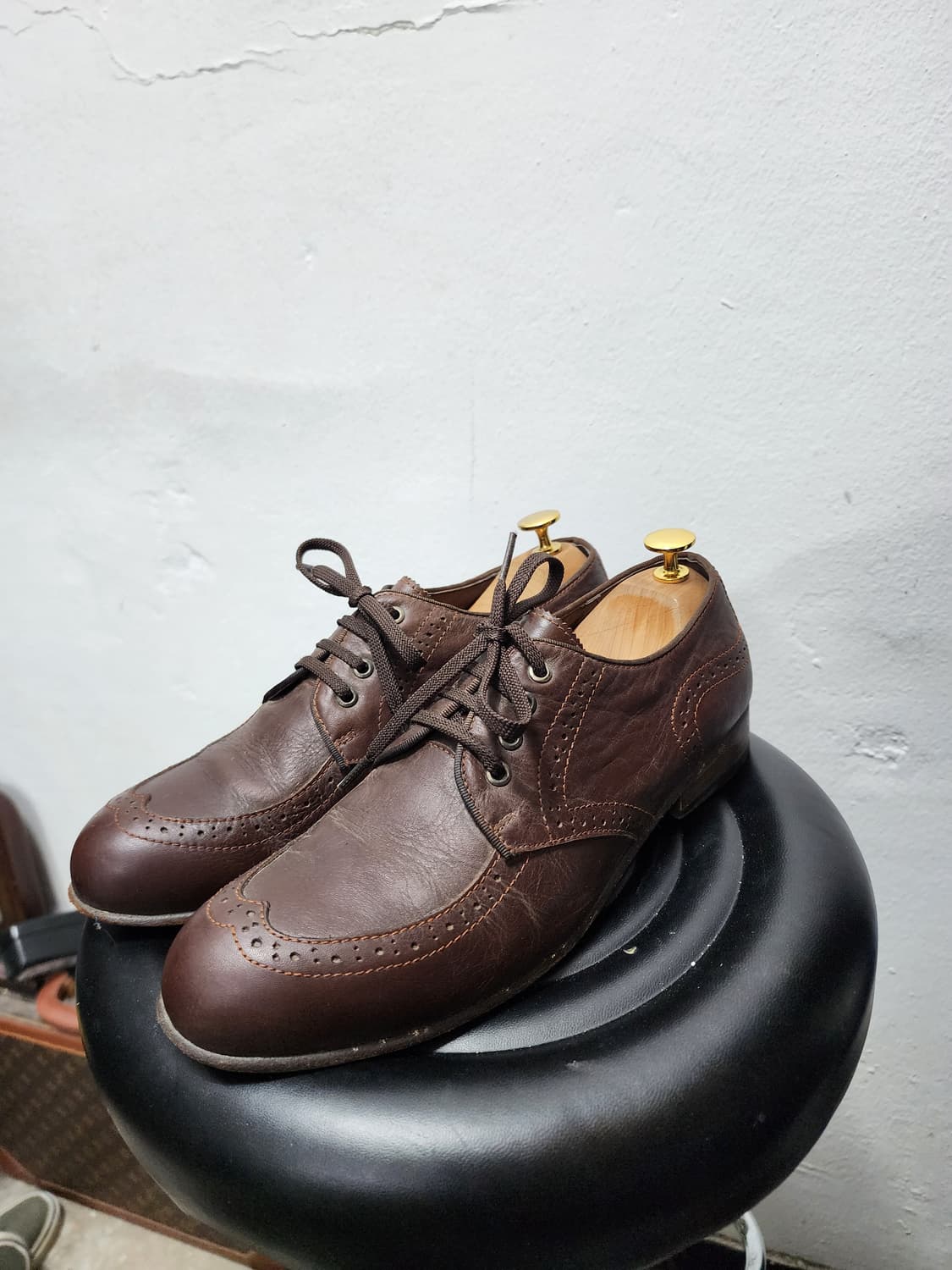 커스텀멜로우 유니온 메이드 브라운 윙팁 상품이미지1