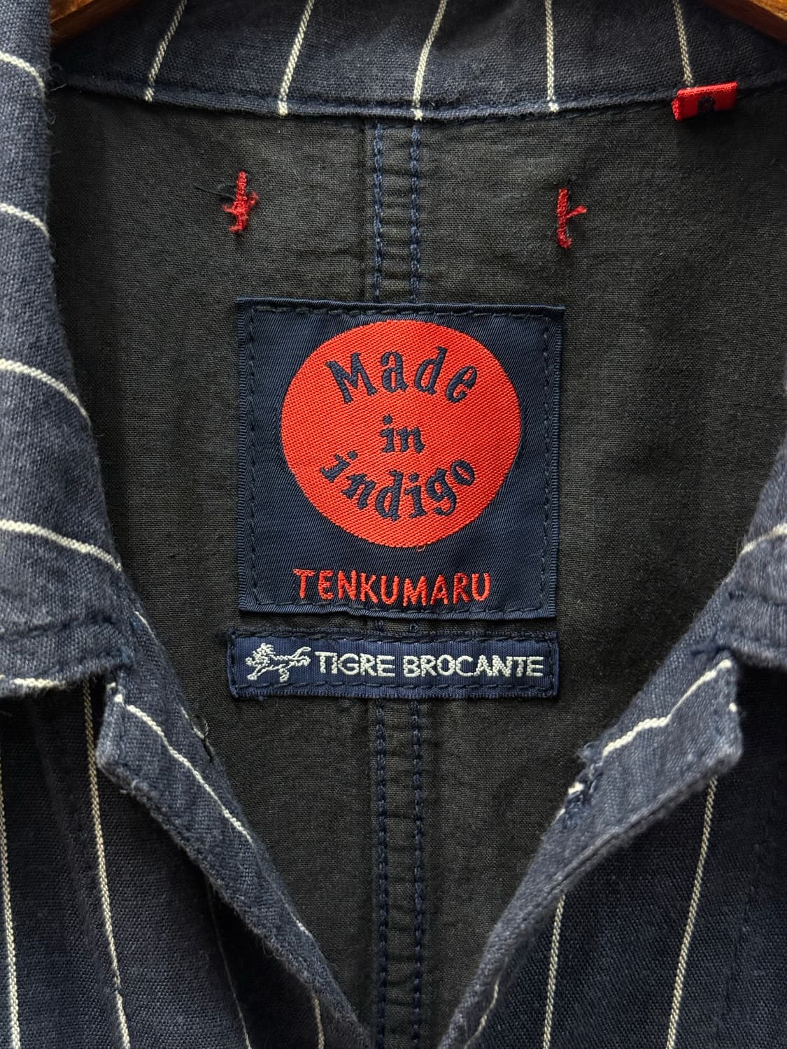 S) TIGRE BROCANTE Indigo French Work Jac 상품이미지6