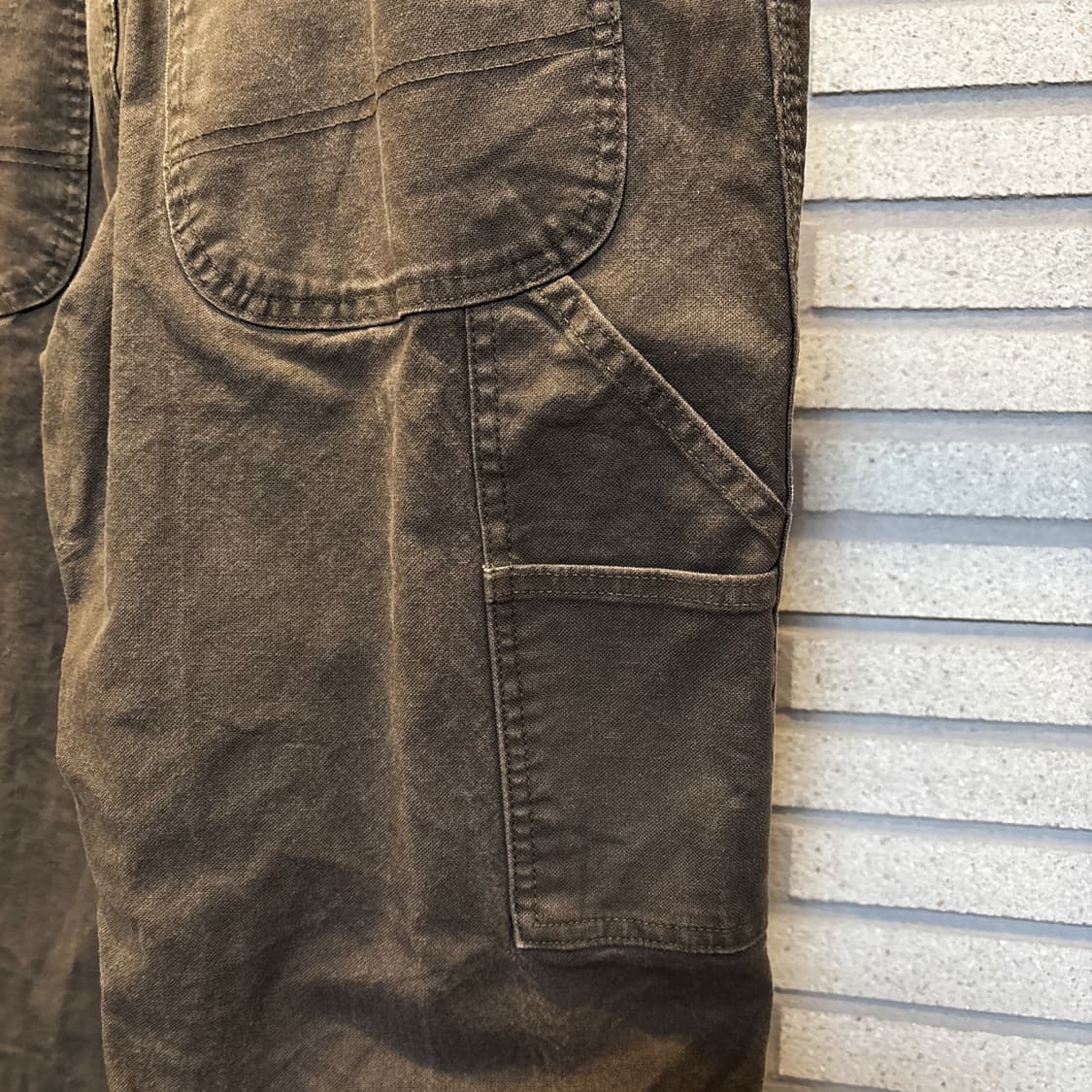 디키즈 헤비게이지 워크 카펜터팬츠 페이드 디테일 밤색 상품이미지7