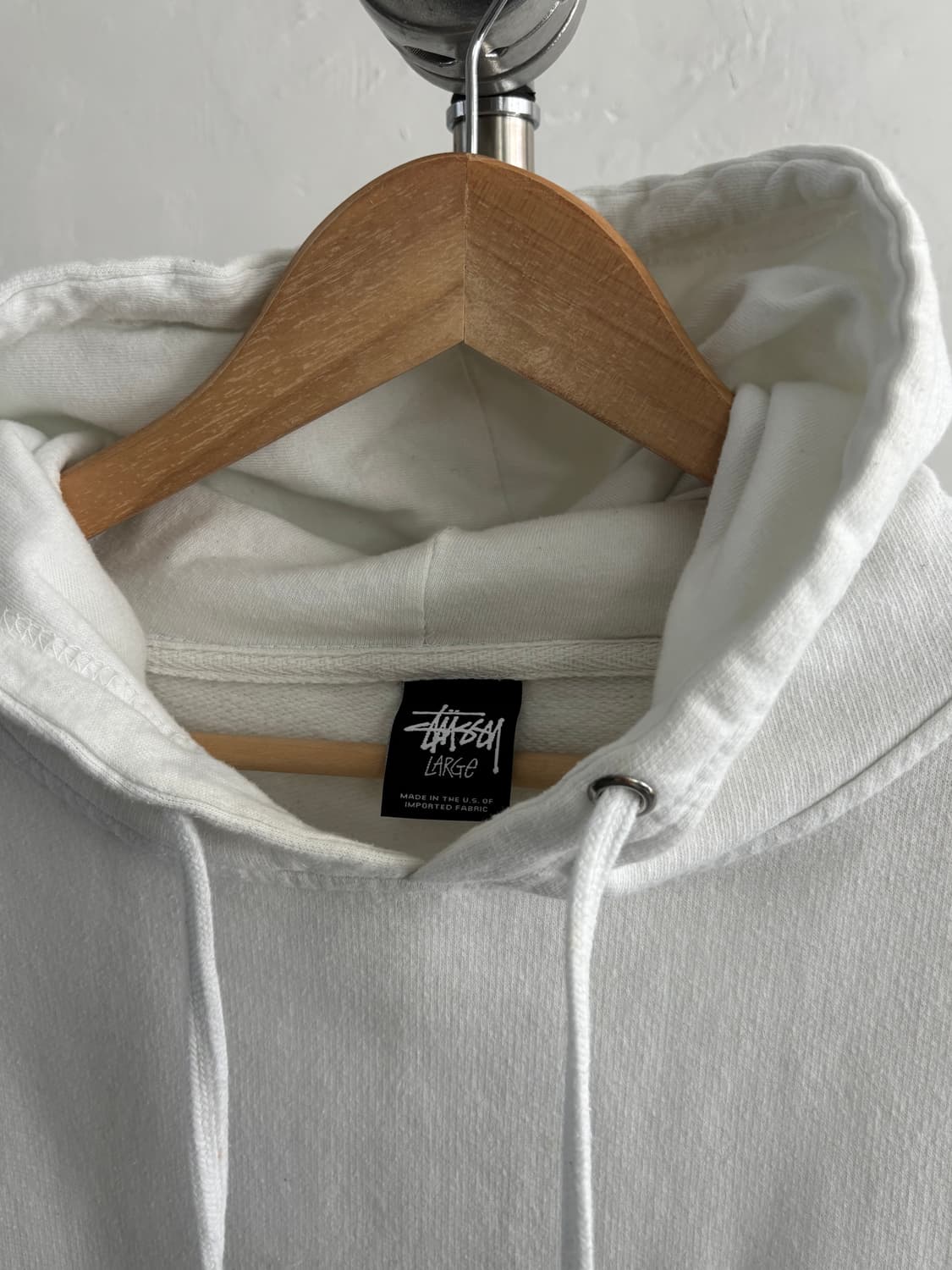 Stussy x Nexus7 스투시 x 넥서스세븐 스탁 로고 화이트 후드 상품이미지4