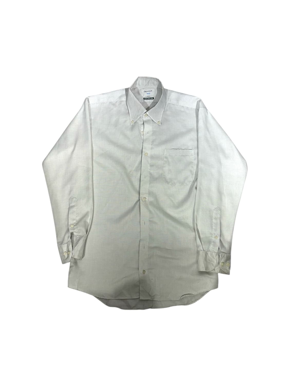 일본 빈티지 화이트 오버핏 스트라이프 셔츠 L 상품이미지5