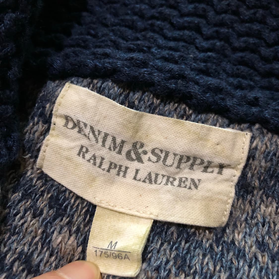 폴로 데님앤서플라이 코위찬 니트 가디건 자켓 상품이미지5