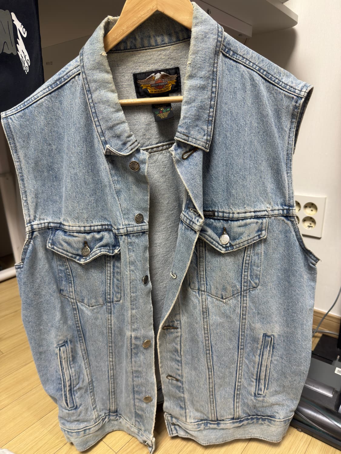 할리데이비슨 데님 베스트 상품이미지1