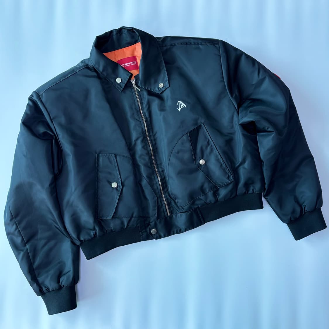 어나더유스 아카이브 크롭 항공 점퍼 상품이미지1